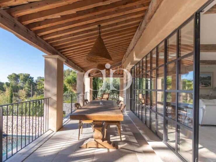 PRESQU'ILE CASSIS : Bastide vue mer - Terrasse - Astone Immobilier