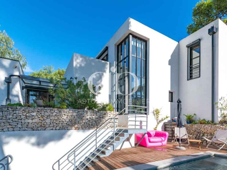 CASSIS: Villa vue mer - Facade - Astone Immobilier