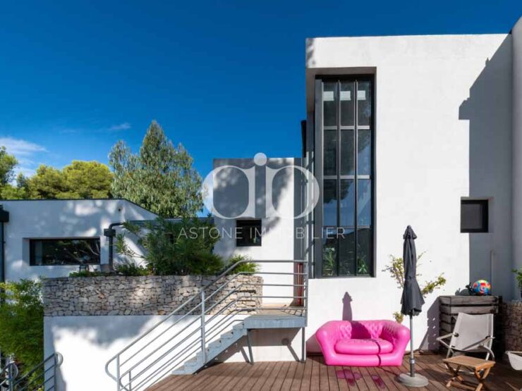 CASSIS: Villa vue mer - Facade - Astone Immobilier