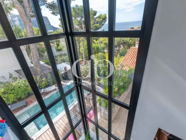 CASSIS: Villa vue mer - Living - Astone Immobilier