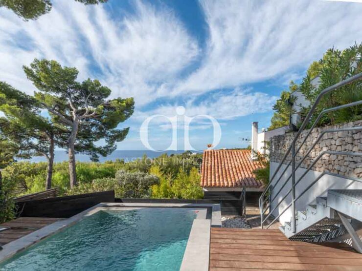 CASSIS: Villa vue mer - Piscine - Astone Immobilier